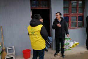 石城县百善扶老计划医疗援助申请中，和仁社工深入基层了解相关情况