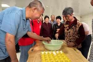 青春伴夕阳·爱在敬老院|琴江镇民政服务站在观下敬老院开展活动