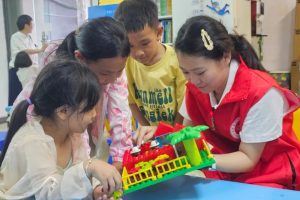 东城儿童服务站|“积木生花·绿动自然”乐乐箱拼搭活动
