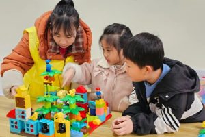 东城儿童服务站|“小小建筑师”，用积木为大象搭建家园